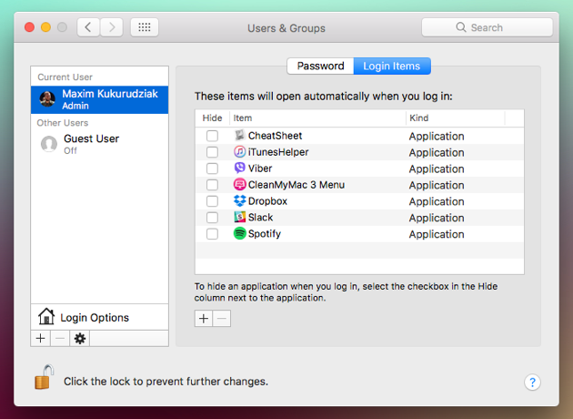 How To Set Which Apps Launch At Stratup Mac